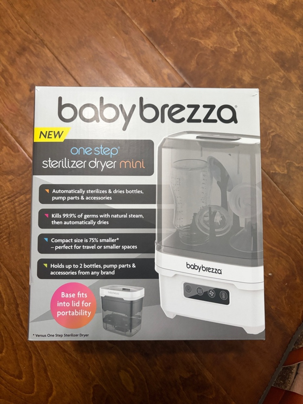 babybrezza One Step Sterilizer Dryer Mini – White/Grey